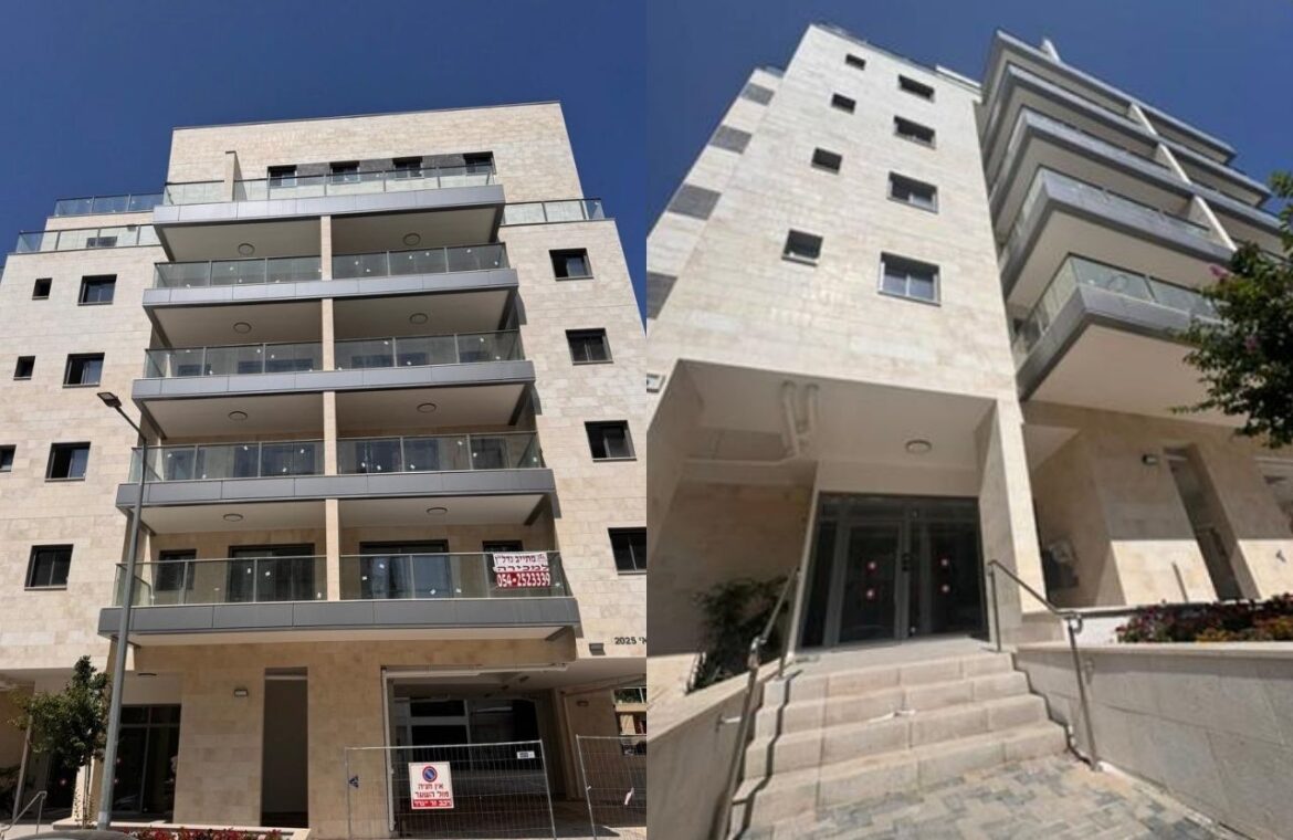 למכירה: דירת 5 חדרים בבניין בוטיק, ראשון לציון – גן נחום
