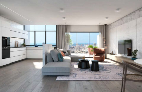 На продажу, квартира от застройщика: 4,5 комнат — Бат-Ям, проект THE FIVE