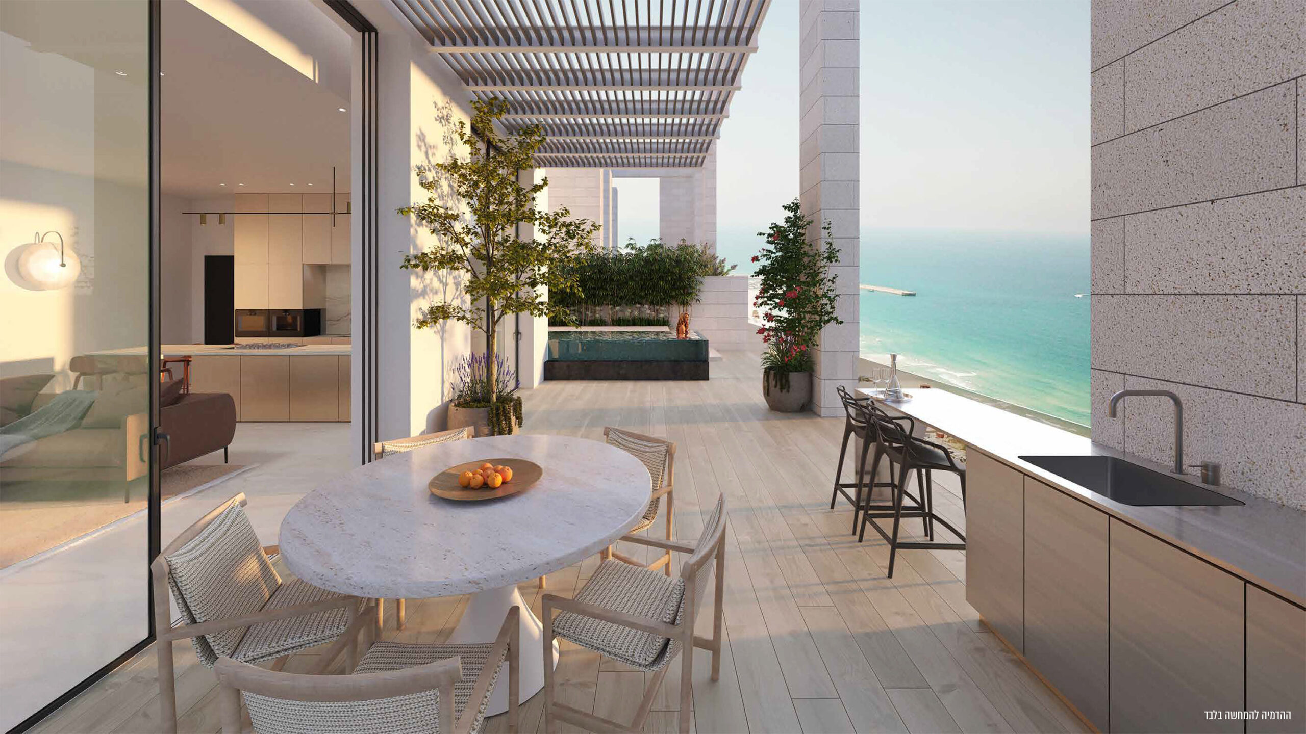 פנטהאוז 6 חדרים – בת ים, פרויקט THE FIVE