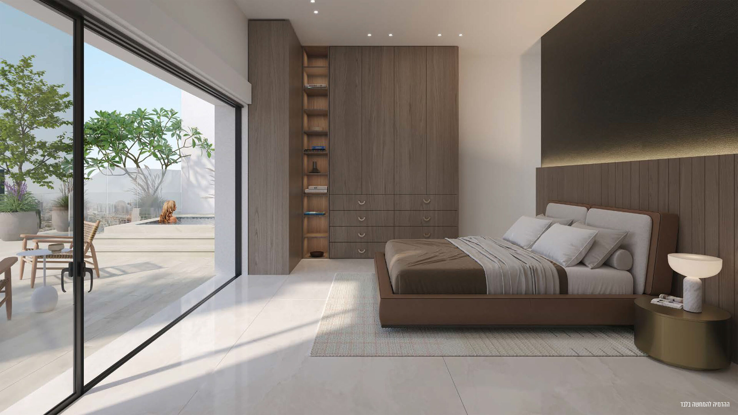 למכירה דירות מקבלן: פנטהאוז 7 חדרים עם בריכה – בת ים