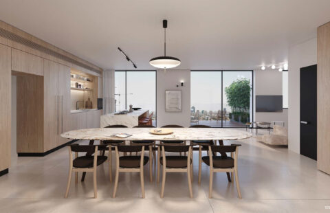 Мини-Пентхаус 5 комнат — на продажу, напрямую от застройщика, проект THE FIVE, Бат-Ям