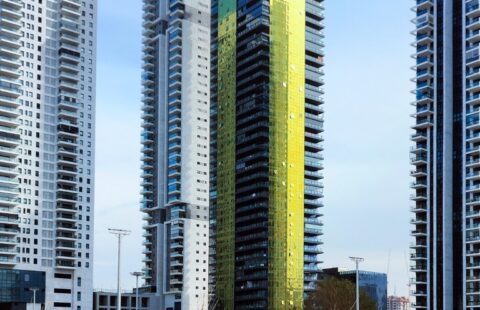 Роскошный пентхаус-дуплекс на 45 этаже в YBOX (Lighthouse Tower), Бат-Ям — панорамный вид на море